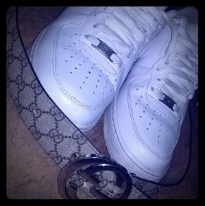 Gucci belt and air force 1